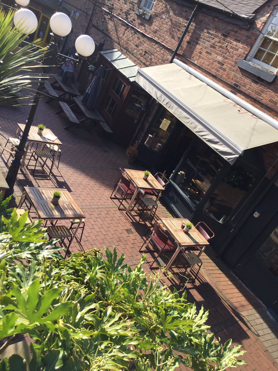 #brunch in the #sun #altrincham