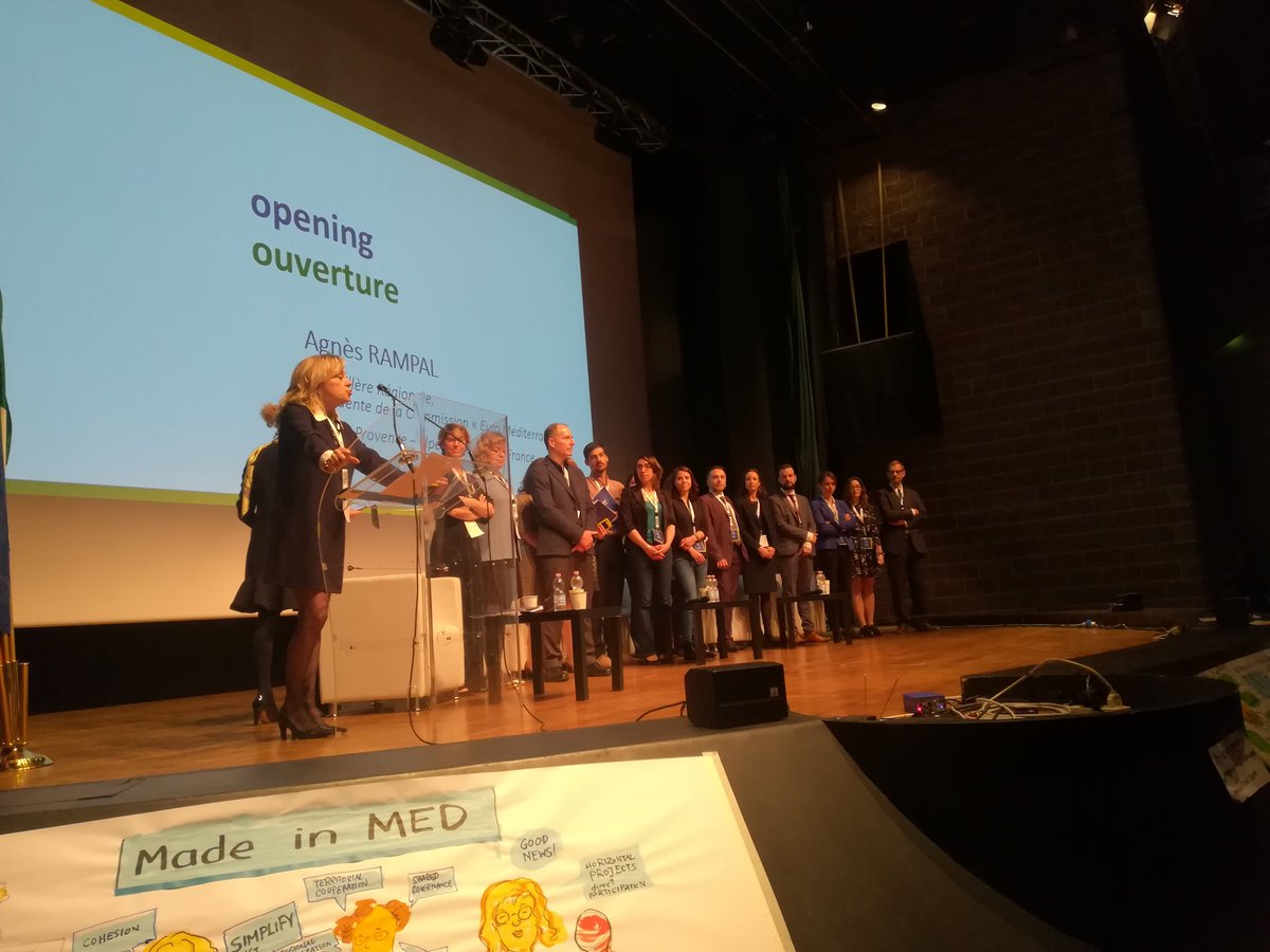 CAMP_sUmp's tweet photo. #interregmed on the stage! #secondday #MadeinMed https://t.co/LavHa0dEsC