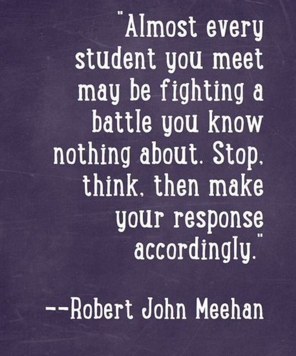 So very true! We really have no idea 😔❤️ <a href="/RESTigers/">Rockford Elementary</a> #RESROARS one of the many reasons I am a teacher!
