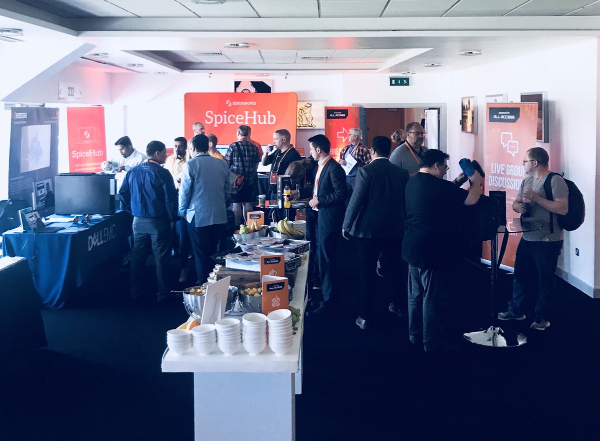 Great to be here at #AllAccessIT with #SpiceWorks presenting on #GDPR &amp; #Microsoft365. And <a href="/edbaker1965/">Ed Baker</a> is here too, presenting on #pshell