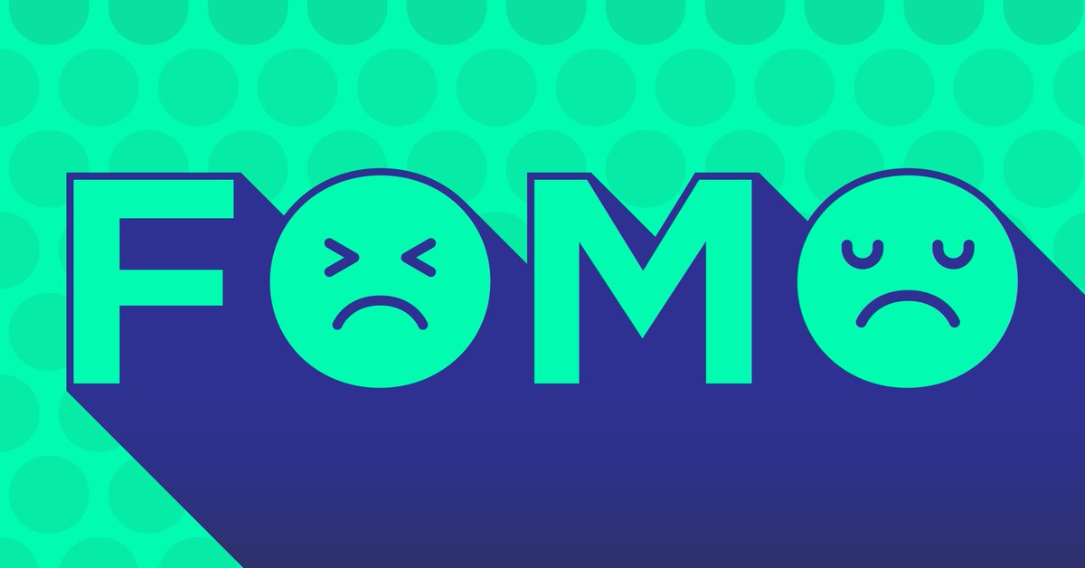 CryptoWordADay's tweet photo. FOMO - Fear Of Missing Out - Not just related to #cryptocurrency but often used in this industry. When one is nervous about missing out (and usually does something because of it, such as buying into a new altcoin) #crypto #altcoin https://t.co/0onE84P3Tb