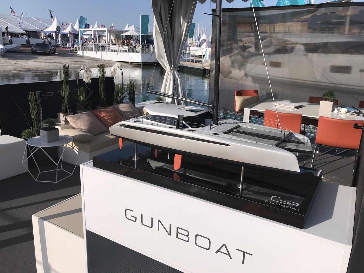 Gunboat_News's tweet image. Excited to host so many industry partners, clients, and guests at our factory in @lagrandemotte , France during the Int'l Multihull Boat Show! Find us at the boat show at Pontoon P. #gunboat #gunboat68 #performancecatamarans @loickpeyron @VPLPYachtDesign