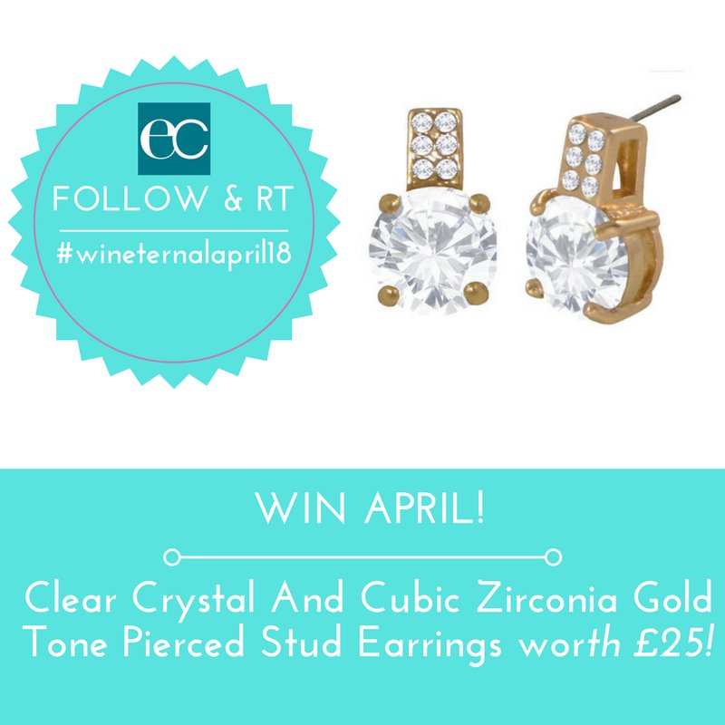 Eternal_Collect's tweet photo. #Win this #April!! 

Clear Crystal And Cubic Zirconia Gold Tone Pierced Stud Earrings worth £25

Follow / RT to enter

UK Only 

Ends Monday 30th April 2018

Good Luck!!

#wineternalapril18 https://t.co/5xPxeQHj8V