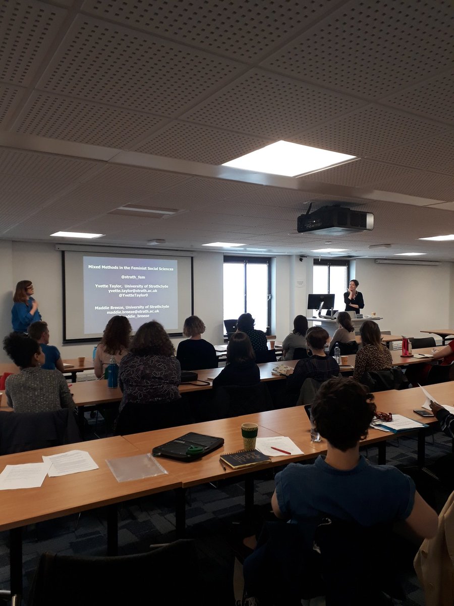 fi_mckay's tweet image. Next session begins: mixed methods in feminist social sciences with @maddie_breeze @YvetteTaylor0 @StrathGender @strath_fem #SpringN2Methods #SpringN2femm