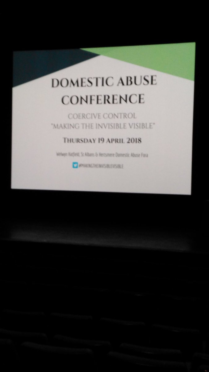 Looking forward to hearing all the speakers at the domestic abuse conference this morning! #MakingTheInvisibleVisible