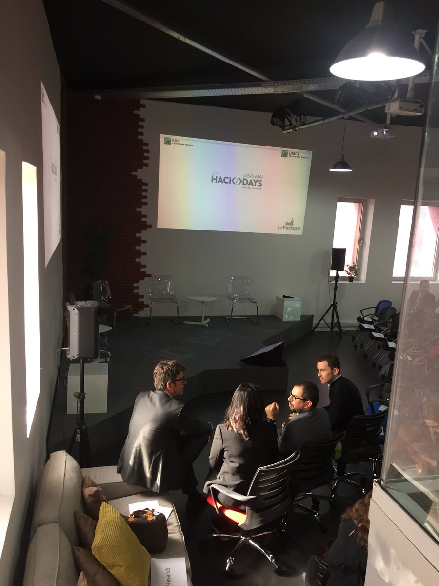 BMCI_BNPP's tweet photo. En direct de @LaFactory_co pour le lancement de #OpenInnovation #BMCI et la présentation du #HackDaysBMCI prévu du 4 au 6 mai 2018 #Maroc https://t.co/uQX8UQnOac