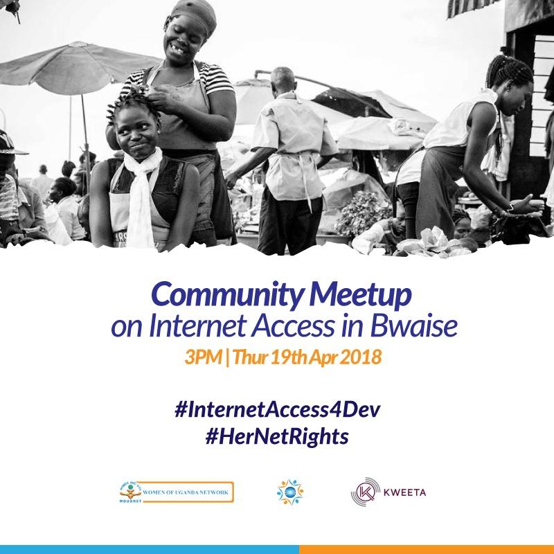 Today @wougnet and @KweetaUganda will hold a FGD in Bwaise community on Internet Access from 3-5pm. Join the conversation online on #HerNetRights #InternetAccess4Dev by liking, retweeting and commenting on the tweets @ZimbaWomen @webfoundation @UnwantedWitness @cipesaug