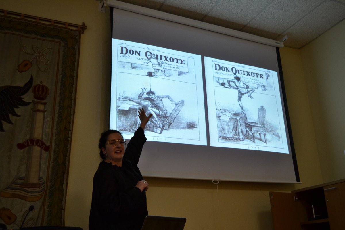 FyL_UGR's tweet photo. Conferencia “Modernidad impresa. Artistas ilustradores en Brasil”, a cargo de la Dra. Paula Ramos (Universidade Federal do Rio Grande do Sul, Porto Alegre, Brasil). https://t.co/kwZw06PDNx