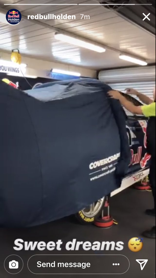 T8_97_car's tweet photo. Those times when @redbullholden give you an ultimatumβ¦ go to your garage and put your cover on OR we will do it for you! #youwonthisround π€¨ https://t.co/Iqwvip6dgw