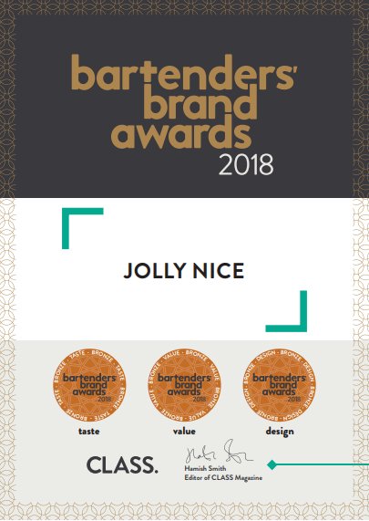 naptoncidery's tweet photo. Our Jolly Nice cider has been awarded the Bronze Bartenders Brand Awards 2018!
It really is Jolly Nice!
#cider #Awards #Jollynice https://t.co/V0zn5MgNZU