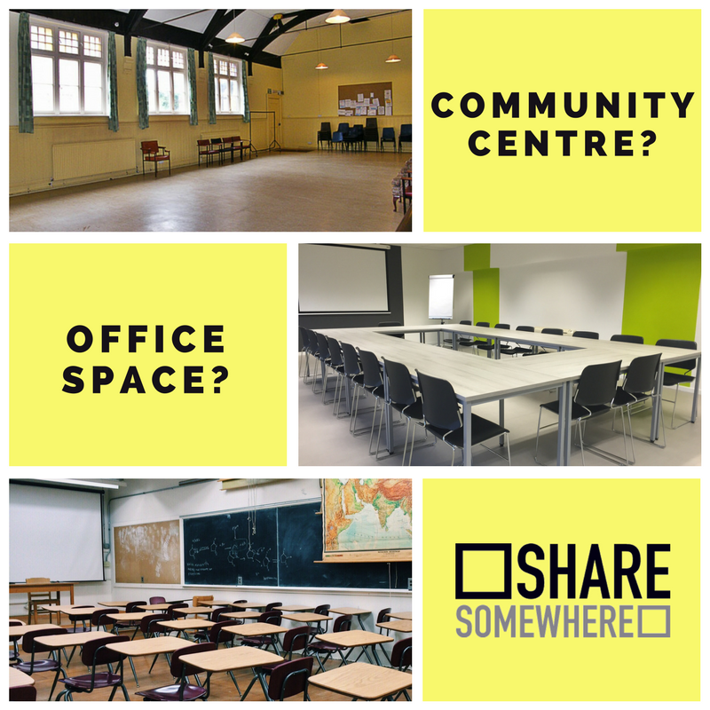 share_somewhere's tweet photo. Church? Community Centre? Office Space?It all can be donated to help others! Sign up today to donate your space. https://t.co/yn74RSkWRh #manchester #sharesomewhere https://t.co/frtnlc9QUi