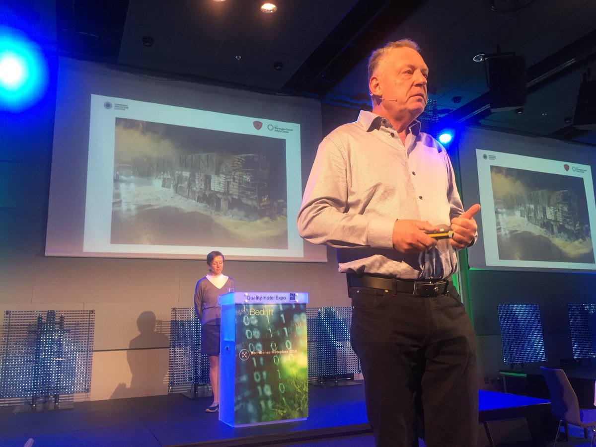 samfunnsbedrift's tweet image. I Rogaland bygges #Rogfast, verdens lengste undersjøiske tunnel. Henry Ove Berg og Helen Roth i klyngen Norwegian tunnel safety cluster jobber med sikkerheten i tunnelen, og forteller om hvordan på #BM18.