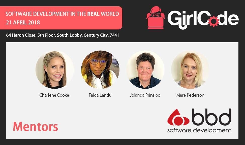 FaidaMona's tweet image. Watch this space!
@GirlCode_za @bbdsoftware  creating a platform for young girls to learn about coding practice in real life. #GirlCode_zaworkshop #bbdsoftware