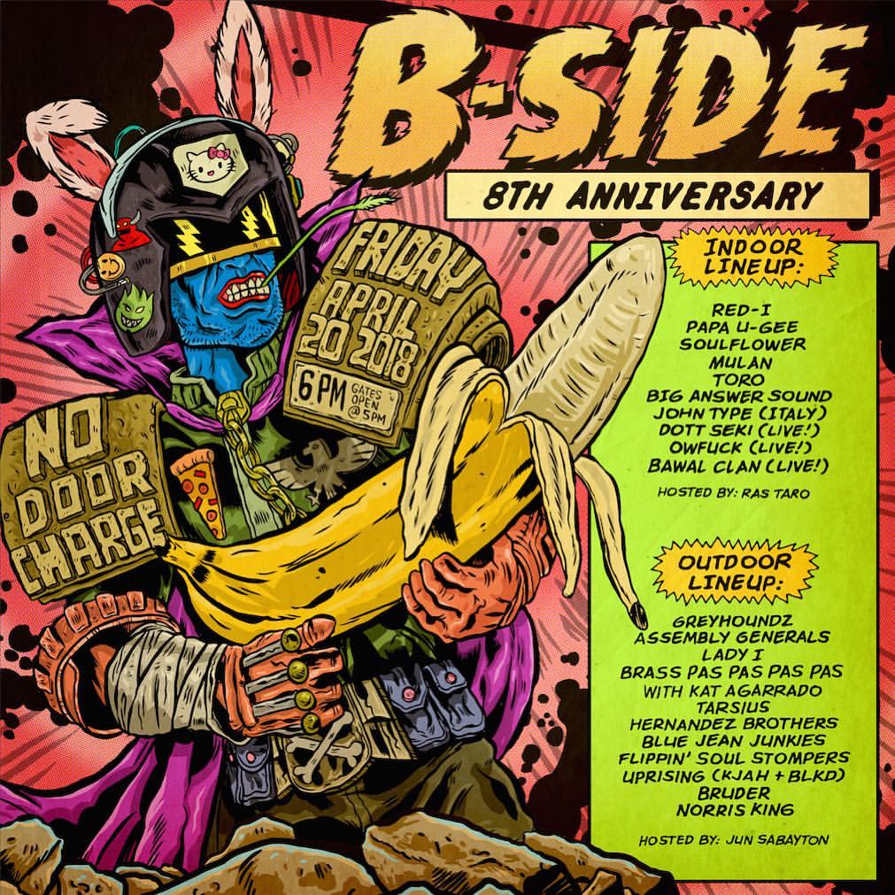 derangedpoet's tweet photo. Bawal Clan bringing that fire @ BSIDE's 8th Anniversary for 420 🔥🚫🔥 We're on at 12:30am 👌 https://t.co/fW7QASgl4y