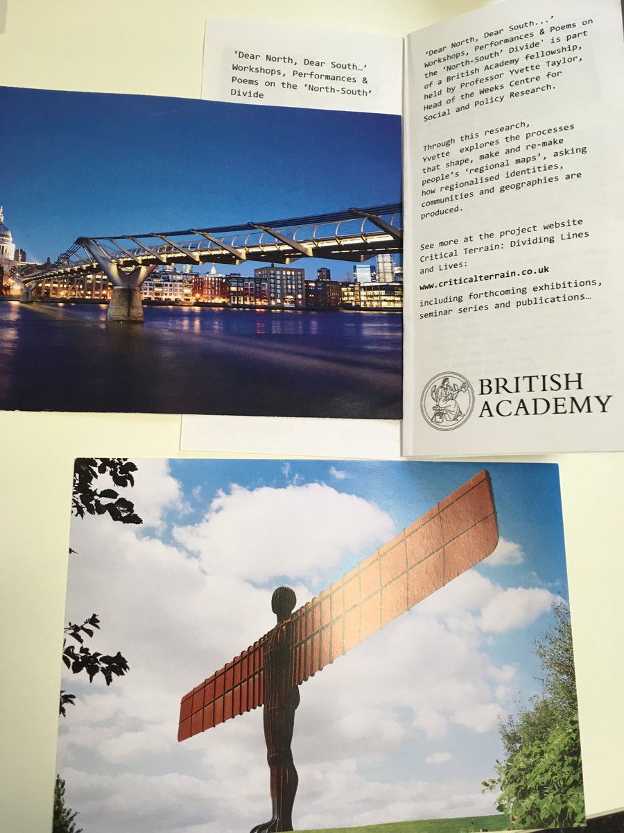 YvetteTaylor0's tweet image. Will be talking about my ‘Dear North, Dear South...’ postcard project @strath_fem #SpringN2Methods