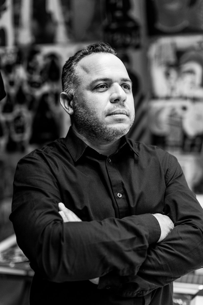 CZ_ADC's tweet photo. First speaker up is Edel Rodrgiguez, internationally recognized visual artist inspired by personal history, religious rituals, politics, memory, and nostalgia. He has been featured in NY Times and Businessweek. @edelstudio #ADCPrague2018 https://t.co/TN4Bsout6i