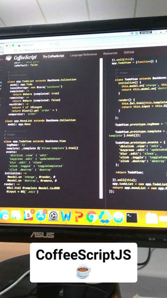 lechaperone's tweet image. #CoffeeScriptJS #BackbboneJS #UnderscoreJS #jQueryJS ☕🖱⌨️🖥