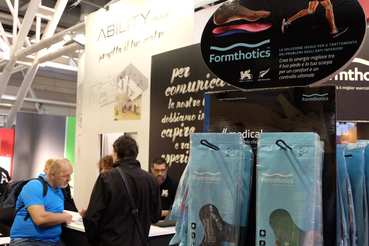 formthotics's tweet image. Day 2 at #Exposanita and #Formthotics are really getting noticed! Only a few places left for the presentation at 1400 hrs, so hurry to the #abilitygroup stand to book your place right now!
