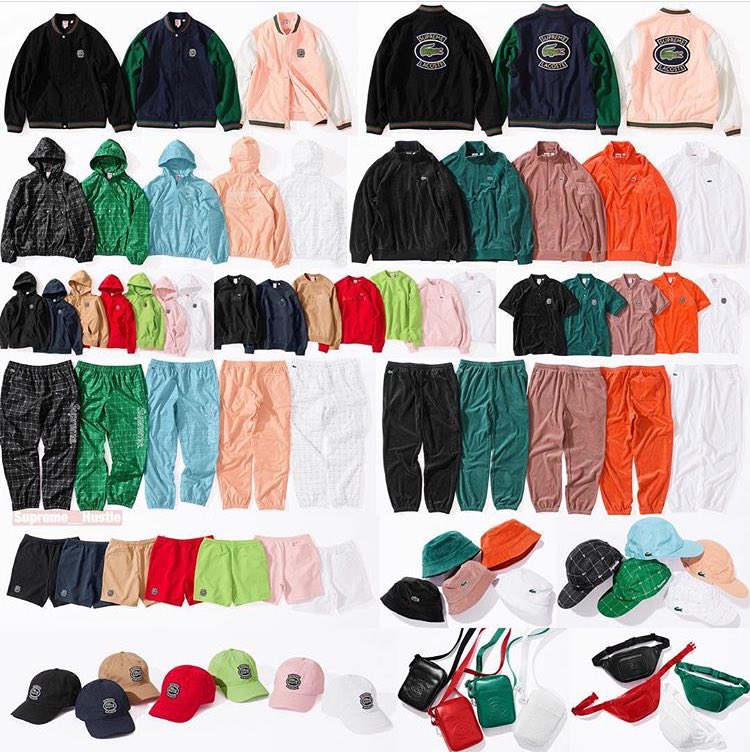 Rendez vous ce midi pour la collab' Supreme x Lacoste 🐊