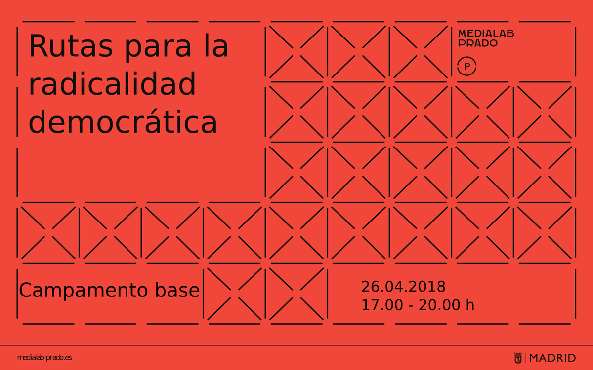 El último jueves de cada vez, @participa_LAB organiza un encuentro para ensanchar los horizontes de las culturas de la participación. El itinerario se llama 'Rutas para la radicalidad democrática'. El primer encuentro, el próximo jueves 26: Campamento Base
facebook.com/events/4302937…