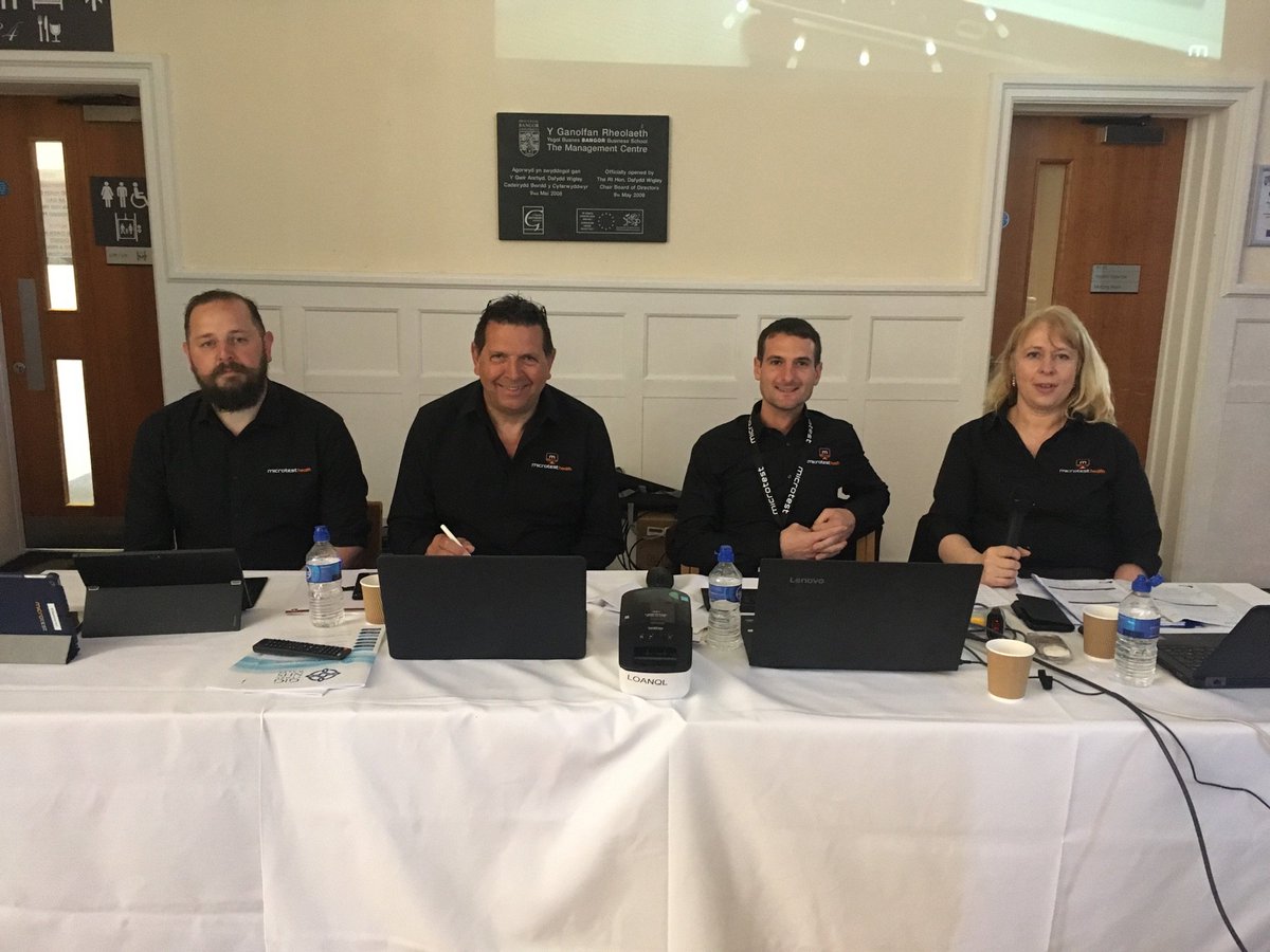 microtest's tweet image. Our team are primed and ready @BangorUni for the third day of the @NWISupdates GP System Supplier Roadshows #OpenEvolution #IT #Healthcare