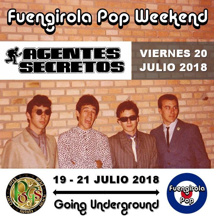 #AgentesSecretos @ #FuengirolaPopWeekend
El legendario grupo #Mod malagueño se reúne 30 años después para una actuación estelar en el <a href="/FuengirolaPop/">Fuengirola Pop</a>! No te los pierdas!! Entonarán auténticos himnos #NewWave como #MálagaEsMiCiudad!! 😎 #RnB #CostaDelSoul #FeepTheFaith! ✊