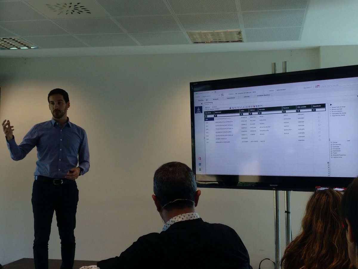 sortegamuga's tweet photo. Profundizando en las funcionalidades de la nueva solución Sage Despachos Connected #SageDespachosConnected https://t.co/pzkzTC40FR