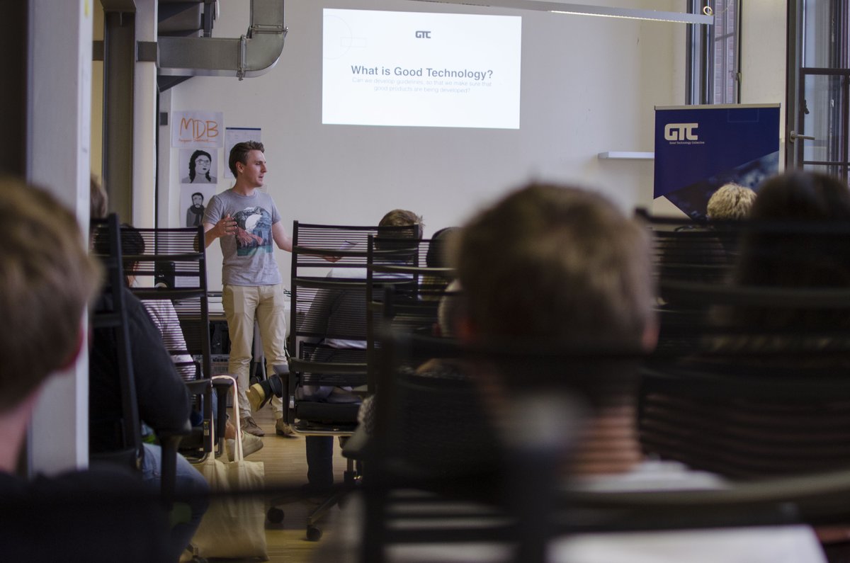 yannleretaille's tweet image. &quot;Rather than just making smart devices, we should focus on intelligent design and create new tech with a purpose&quot;. Our CTO, Yann Leretaille, provided a great insight into #ethicalengineering  at last night&apos;s #goodtechnologyevent - Thanks to all who came