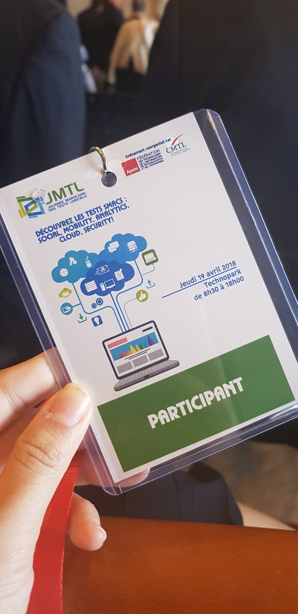 jess_limsy's tweet photo. Today marks the 3rd edition of the Moroccan Software Testing Day (JMTL) organized by #APEBI. 👍🏻This is one of the key annual event to increase awareness of the current software testing best practices &amp; tools. #cscmor12 #ibmcsc https://t.co/JMedL40Ivx