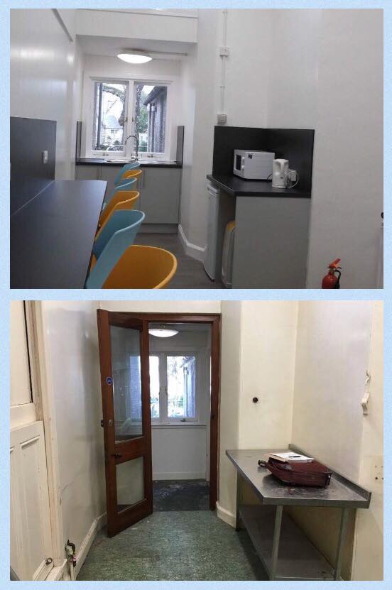 StudentAccommSv's tweet photo. We are continually striving to improve our residences to enhance the student experience - we have recently transformed a forgotten space in university hall into a social space. https://t.co/PHA4fBk7Ba