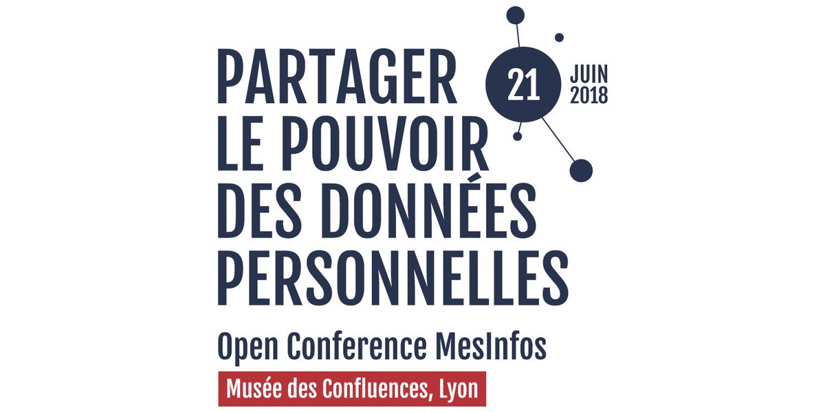 Open Conference #ConfMesInfos 
👉 Partager le pouvoir des données personnelles 
Retrouvez-nous le 21 juin à #Lyon au @mdc_confluences
Inscription  fing.org/?page=evenemen… 
By <a href="/grandlyon/">Métropole de Lyon</a> &amp; <a href="/la_fing/">Fing</a>
#selfdata #RGPD #empowerment #donnéespersonnelles