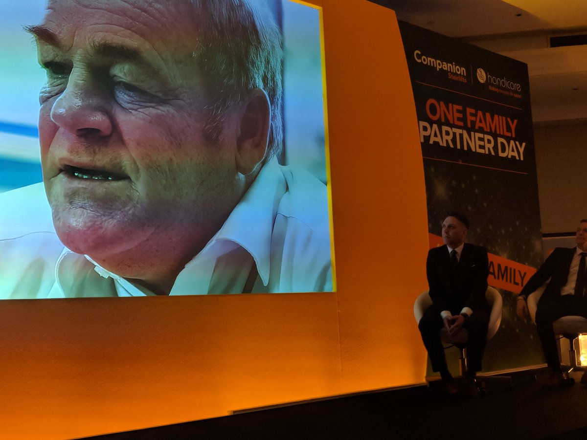 HandicareGlobal's tweet photo. Dealers talking about working with our #OneFamily @companionlifts #OFPD2018 https://t.co/03mNF4jJyj