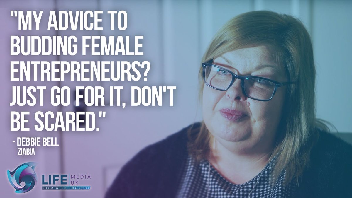 LifeMediaUK's tweet photo. "My advice to budding female entrepreneurs? Just go for it, don't be scared." Spot on advice from Debbie Bell at @ZiaBiaEvents. #womeninbusiness #ThursdayThoughts #video #justgoforit #LMUK https://t.co/lpj1FdXusH