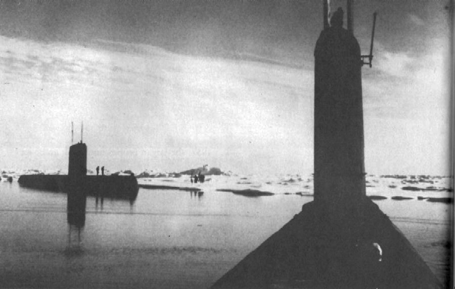 Tony__Heller's tweet photo. This is what the North Pole looked like 60 years ago.  I blame your SUV https://t.co/HfKsYC7HKj