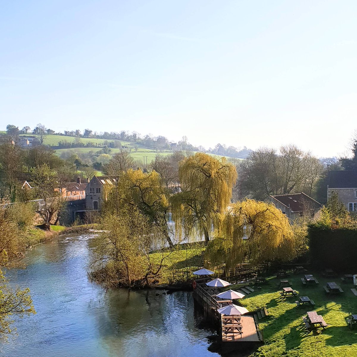 Picture perfect ride to #bath, via #avoncliff