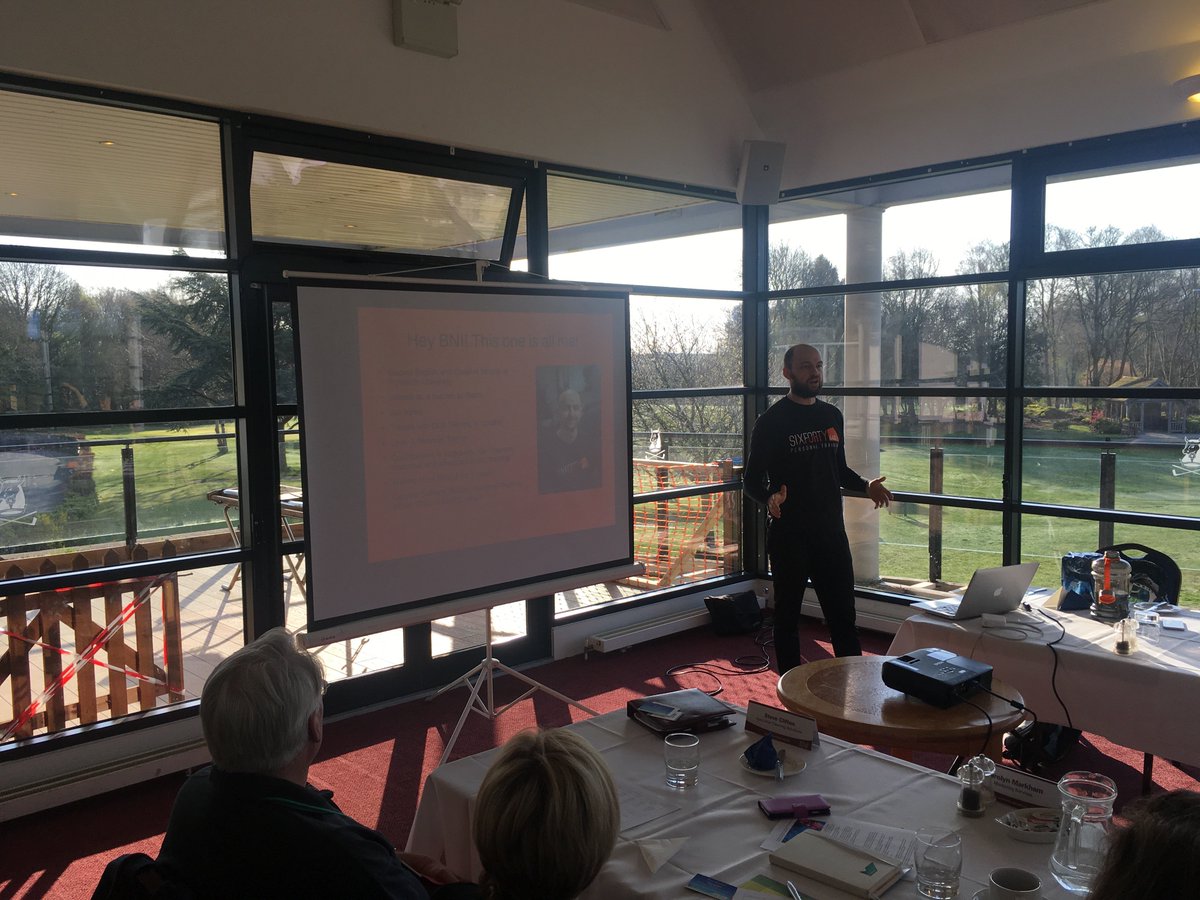 BNITunWells's tweet photo. Gareth Stead from @SixFortyStudios Personal Training sharing his unique, enthusiastic approach to personal training in his weekly presentation at @BNITunWells  Find out more about SixForty here >> https://t.co/FVzqeQRK6P #PersonalTraining https://t.co/otyGGuqRFL