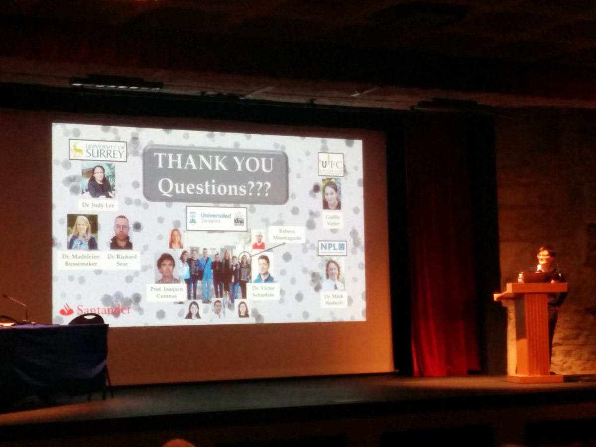 madbuss's tweet photo. The extraordinary world of MOFs, exciting presentation from Silvia PhD student, supervisor @JLeeUoS from @SurreyCPE . Nice to see a successful collaboration and some interesting ultrasound work! https://t.co/HHbgiHqs7Q