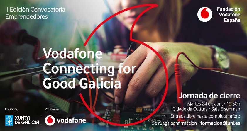🔴¡NUEVA ENTRADA EN EL BLOG!🔴
Todos los detalles de la jornada de cierre de la II Edición del Programa Vodafone Connecting for Good Galicia en nuestra página web 👇👇
<a href="/FVESP/">Fundación Vodafone España</a> <a href="/FVESP/">Fundación Vodafone España</a> <a href="/amtega/">Axencia para Modernización Tecnolóxica de Galicia</a> <a href="/axenciaGAIN/">Axencia Galega de Innovación</a> @ReAcciona_Igape @RSExuntagalicia <a href="/CidadedaCultura/">Cidade da Cultura</a>
bit.ly/2HL58U1