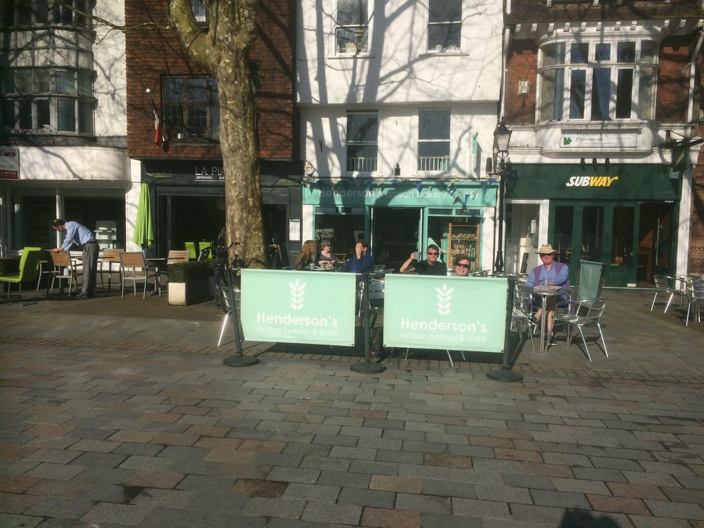 hendersonbakes's tweet photo. It’s a beautiful morning in #Salisbury today and we’re loving the sunshine ☀️ https://t.co/YidgAg2ode