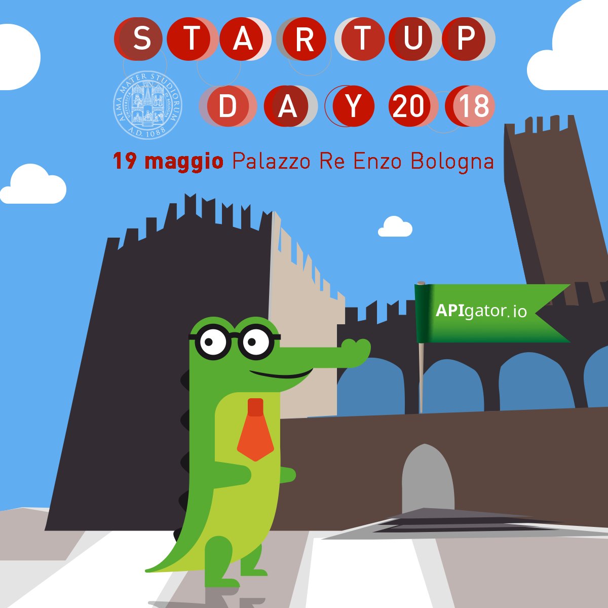 APIgator's tweet image. 🥂 @APIgator will participate the StartUp Day 2018 at Palazzo Re Enzo on May 19th!
📝 Register here for a 30' meeting with our Team! bit.ly/2HyNwNu ⬅️
#SUD18 #startupday #startup #API #RESTful #microservices #freelands #bologna #unibo #callforideas