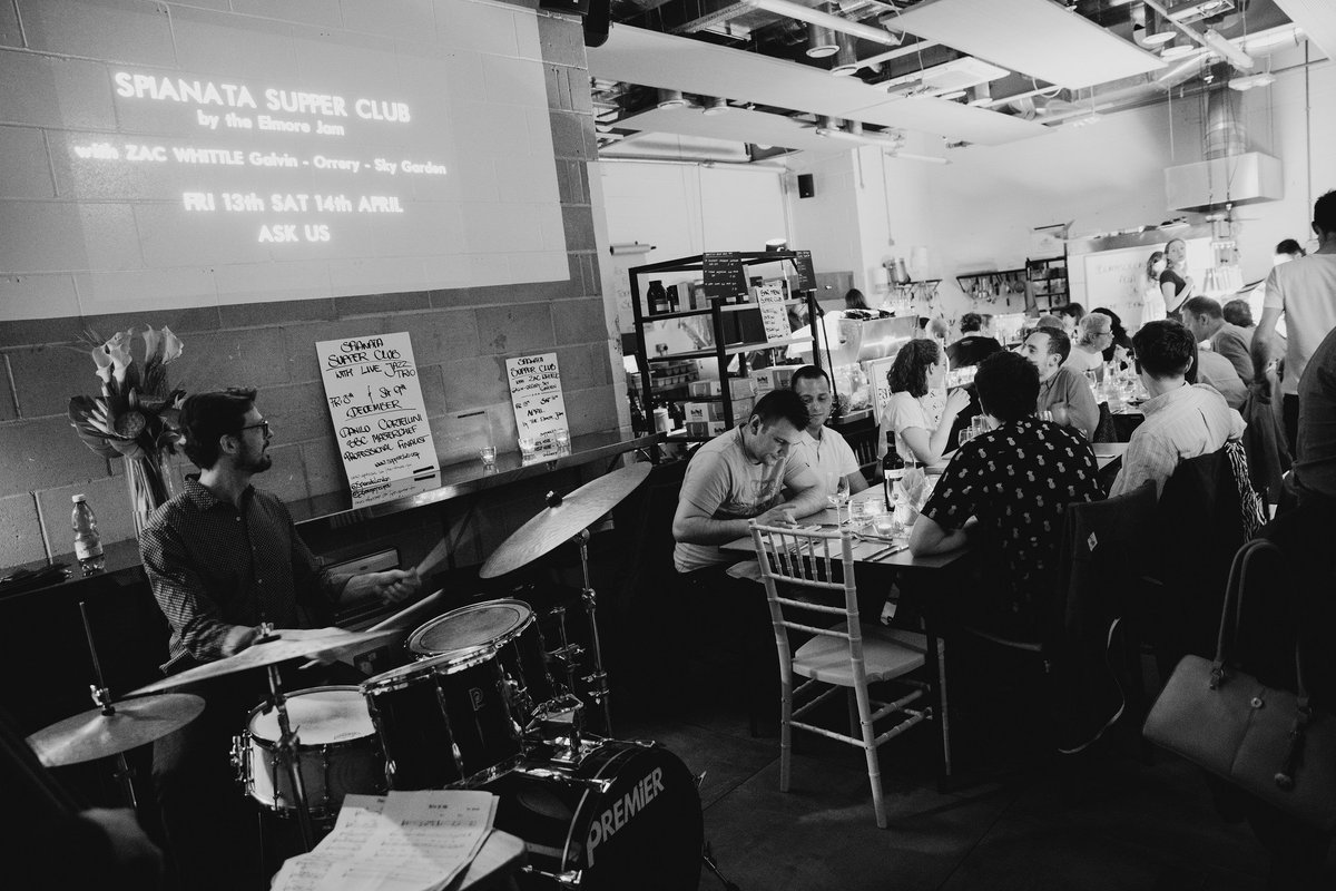 Atmospheric and lively @SpianataLondon this time last week.. #jazz #jazztrio #supperclub