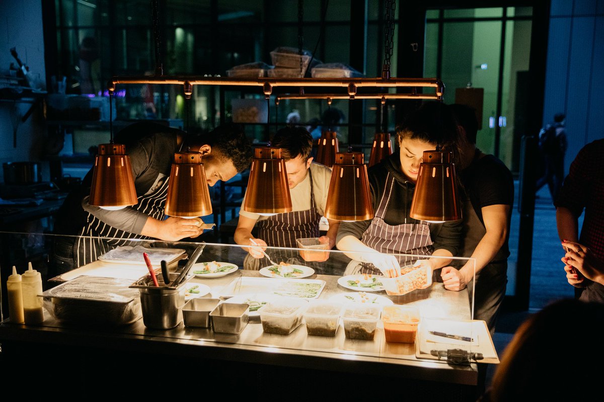 Our name in lights.. the copper lamps are one of our signatures, homemade by Nick, they look great in our venues! 
#lighting #supperclubs