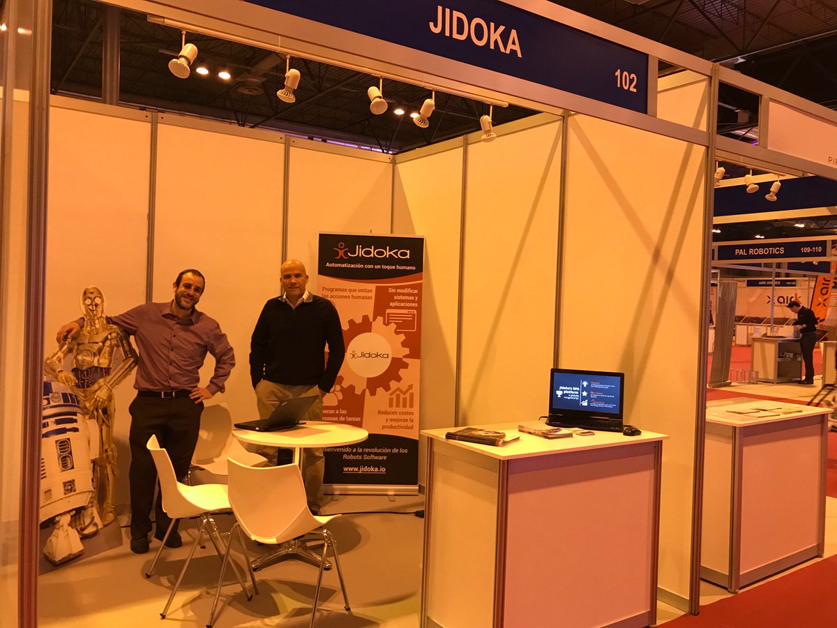 JidokaIO's tweet photo. Hay otra dimensión de la robótica, invisible y poderosa, que está revolucionando los procesos de negocio en miles de compañías en todo el mundo. ¿Quieres descubrir la tecnología de #RobotsSoftware? Estamos en el stand 102 de @globalrobotexpo con @Deloitte_ES #Grex18 #RPA https://t.co/2fQ0jcgGTn