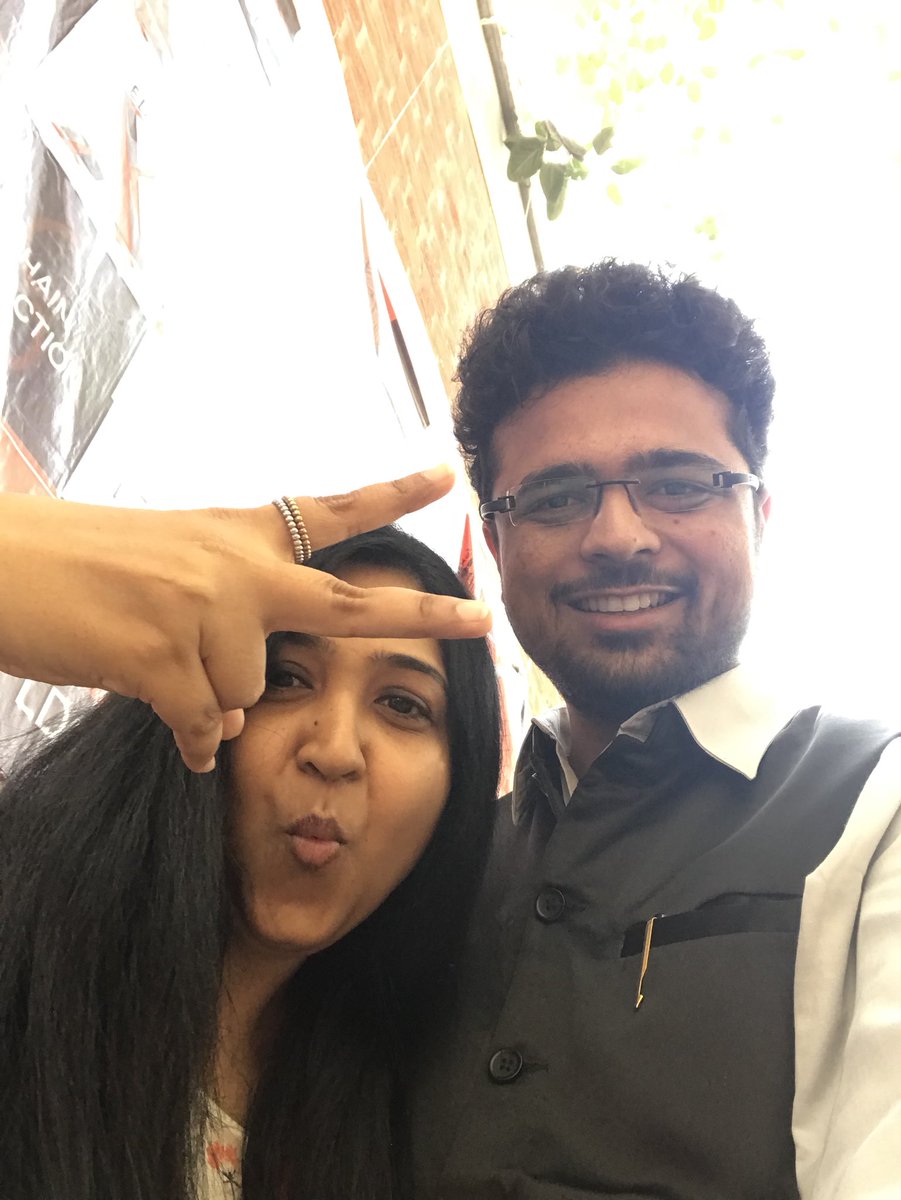 MadhishParikh's tweet photo. Meet @neelamtewar - So humble and doing her best to shape the globe. 

It was amazing to see you with a lot of inspiration at @TEDxLDCE !

#TED #TEDx #TEDxLDCE

@TEDTalks @TEDNews @TEDx

#NeelamTewar https://t.co/u4maz1D7Hr