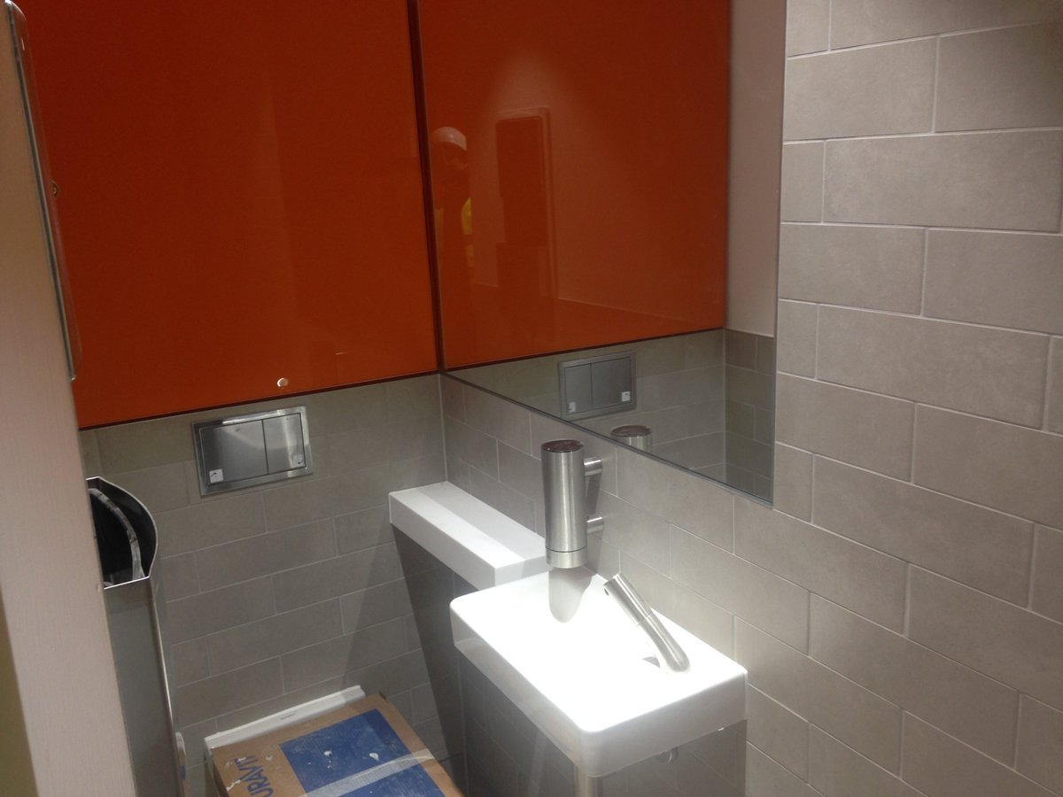 one of many cubicles over several floors - Southwark Street London. On time in budget - zero snags! well done to our team.