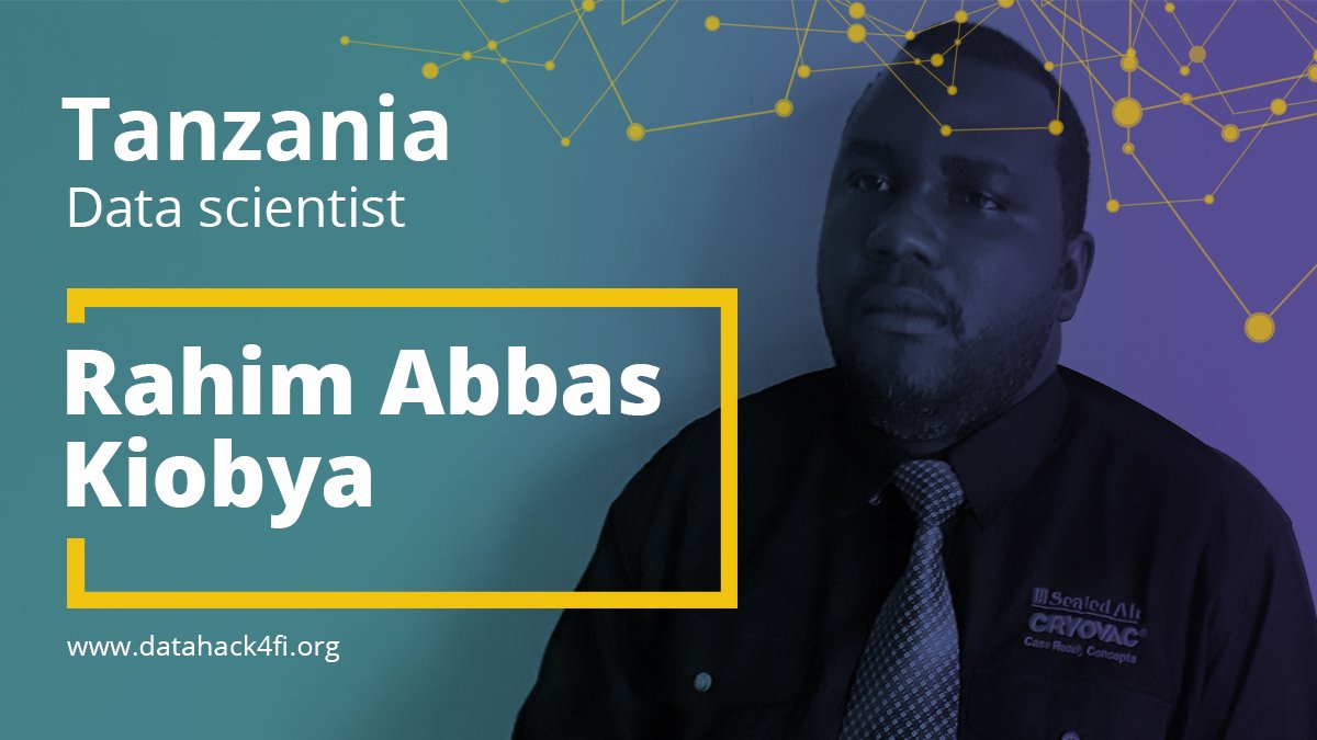 i2ifacility's tweet photo. Good luck to Rahim Abbas Kiobya presenting in #Tanzania @ideas_atwork this evening #DataHack4FI Season2 https://t.co/8UqhxyrxLf @liquidtelecomtz @FSDTanzania #FinancialInclusion  #FinancialInclusion #YoungAfricaWorks https://t.co/rJOcMLxeIE