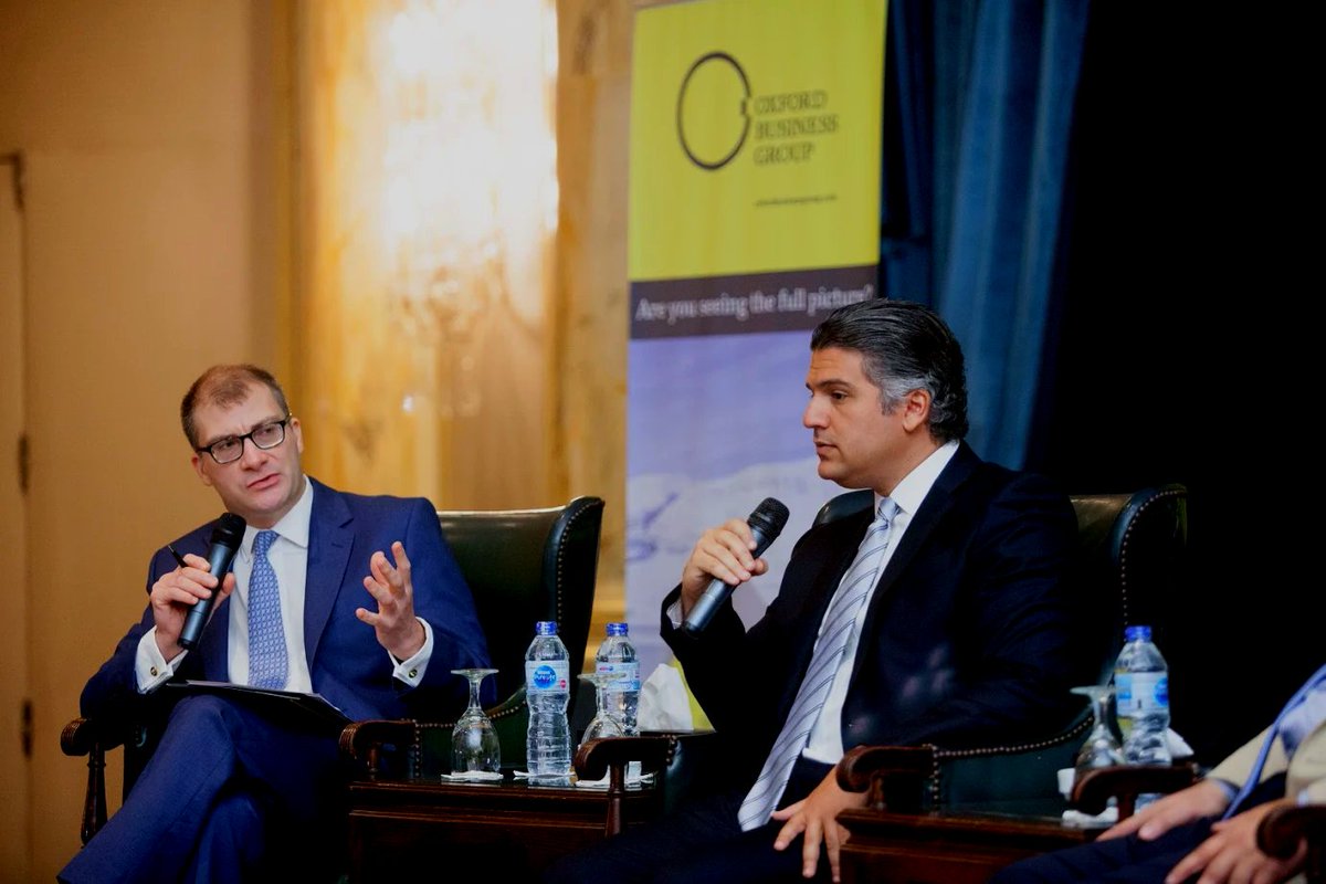 OBGinsights's tweet photo. Experts and CEOs from different sectors shared insights on Egypt’s economic change at the anniversary of OBG’s 15 years of research on Egypt’s economic potential held in Cairo yesterday. Follow #OBGRoundtable for updates. https://t.co/FuCrSlbmJI