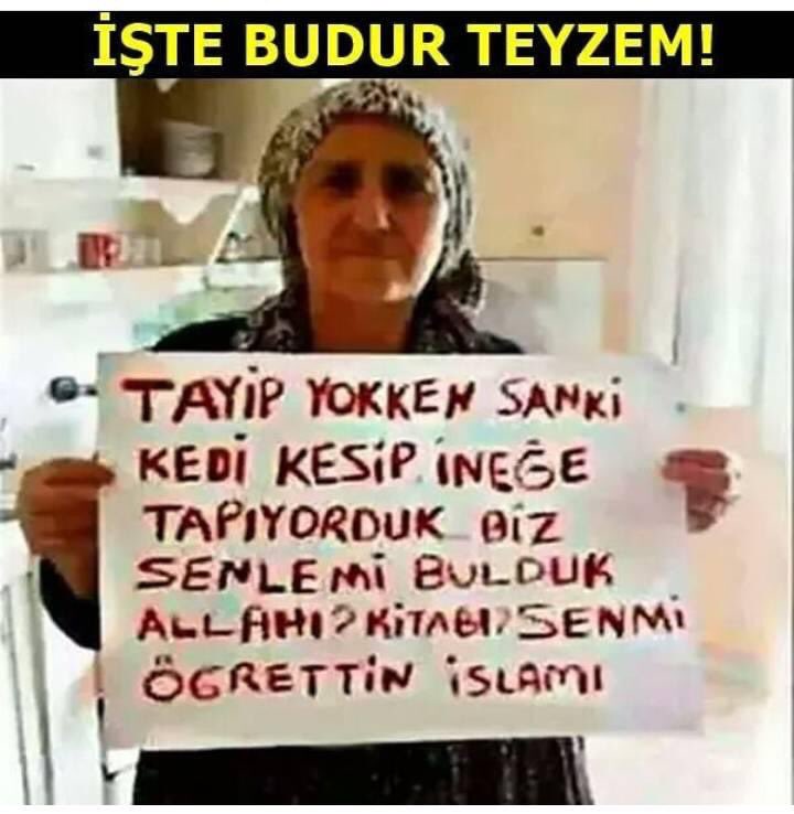 Teyzem doğru söylüyor bre ak mallar