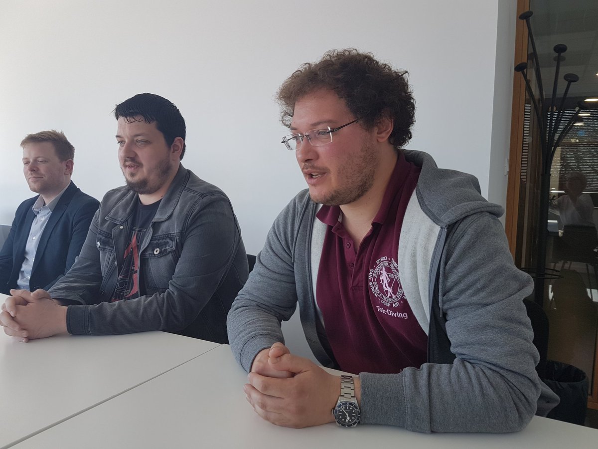 Brest_Iroise's tweet image. Présentation des jeunes pousses du Technopôle #BrestIroise
Tek Diving développe une application de planification de plongées profondes, Bullmix. Ils développent des #algorithmes pour les fabricants d'ordinateurs de plongées.