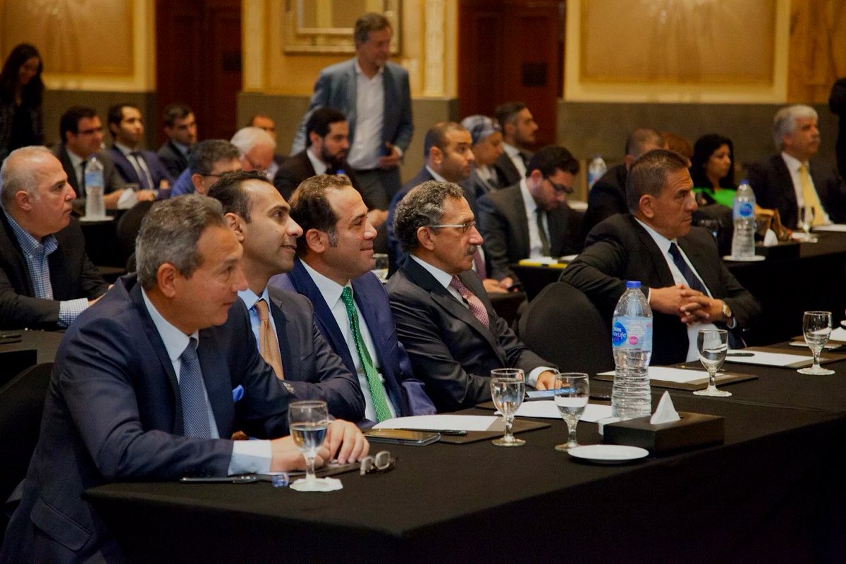 OBGinsights's tweet photo. Experts and CEOs from different sectors shared insights on Egypt’s economic change at the anniversary of OBG’s 15 years of research on Egypt’s economic potential held in Cairo yesterday. Follow #OBGRoundtable for updates. https://t.co/FuCrSlbmJI